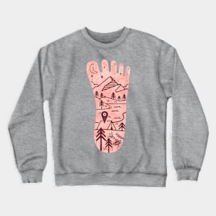 Keep Walking Girl Crewneck Sweatshirt